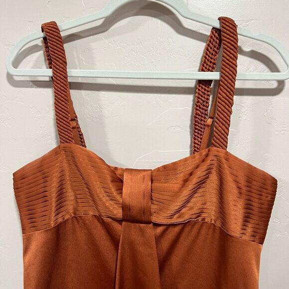 BCBGMaxAzria Orange Mini Dress - Picture 3 of 7